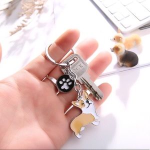 Cute Corgi Keychain for Dog Lovers